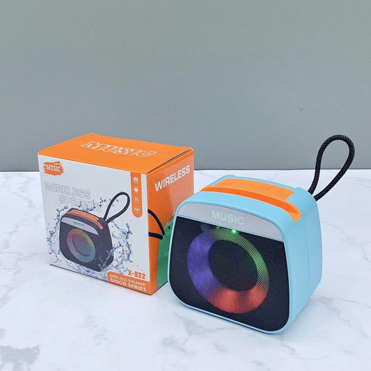 Portable Rechargeable Mini Blutooth Speaker Small LED Lights Portable Wireless Bluetooth Speaker