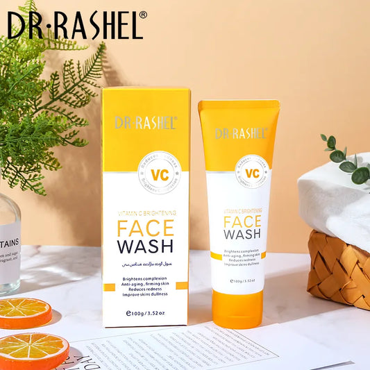 DR RASHEL Vitamin C Brightening Face Wash | Brightening Lightening Facial Clean