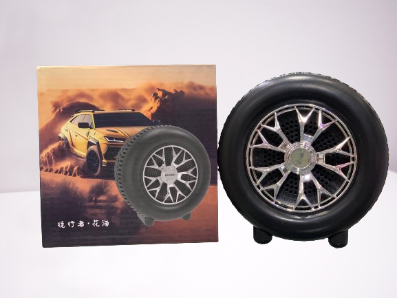 High-Powered Tyre-Shaped Bluetooth Speaker with Deep Extra Bass Portable Wireless Speaker