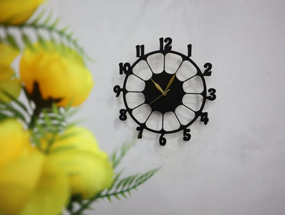 Retro Design 3D Wooden wall clock for Living Room Retro Decor Wall