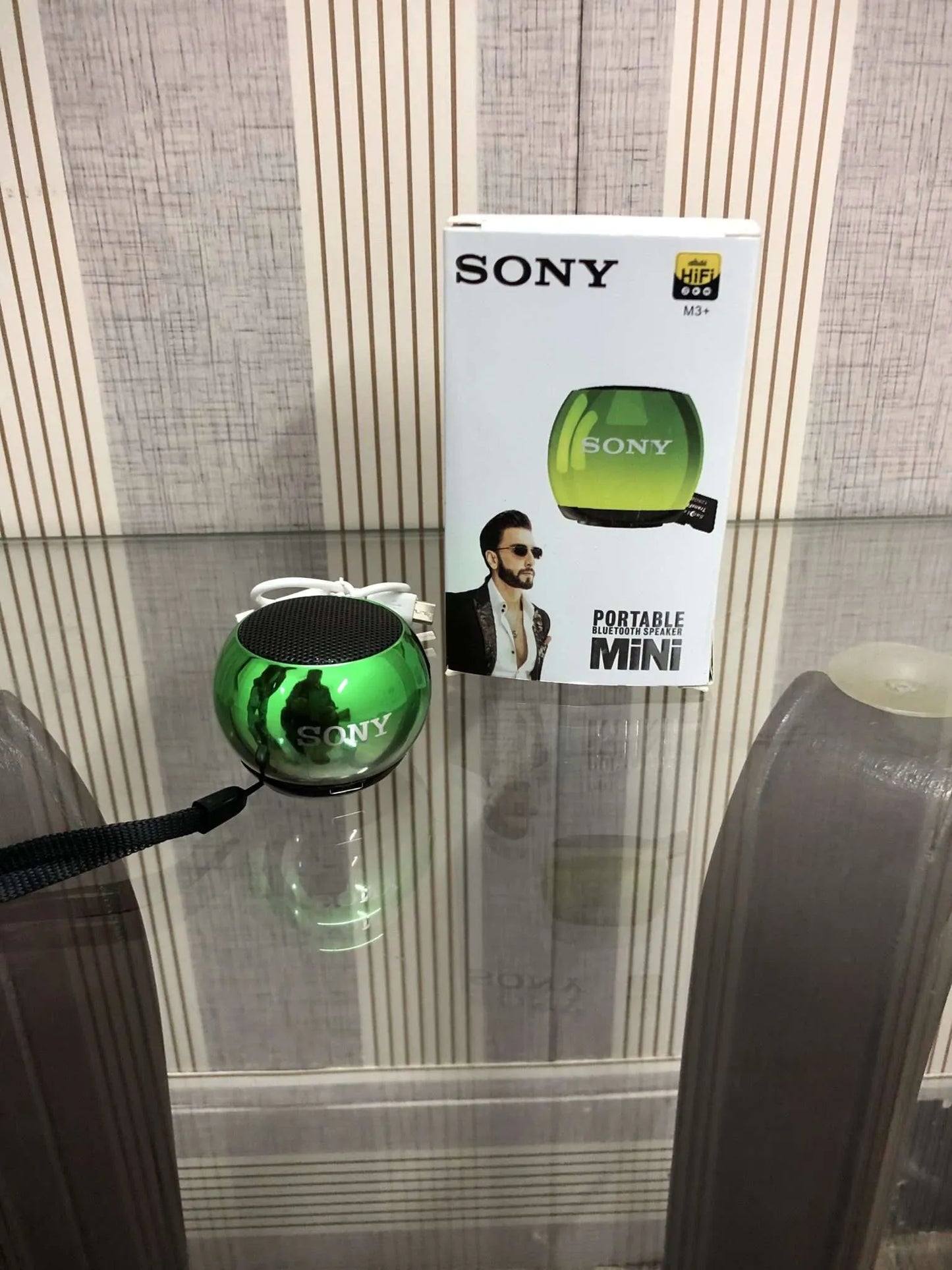 Sony Mini Portable Bluetooth &amp; Rechargeable Speaker With Memory Card Support (Random