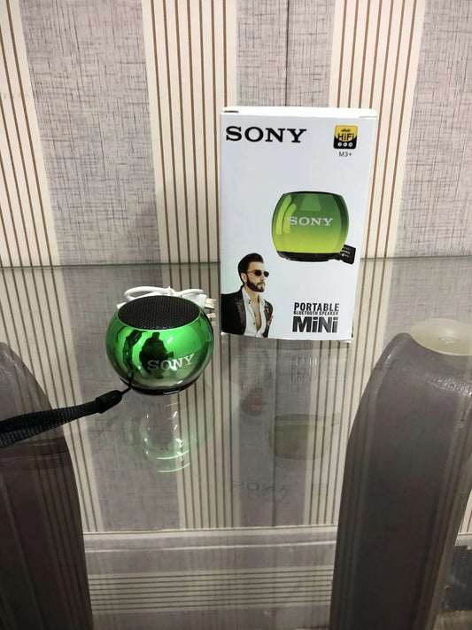 Sony Mini Portable Bluetooth &amp; Rechargeable Speaker With Memory Card Support (Random
