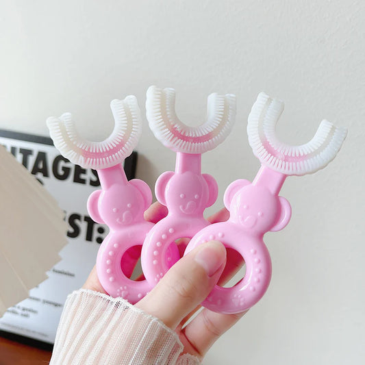 1 PC - 360 Degree U-Shaped Baby Tooth brush Children Child Tooth