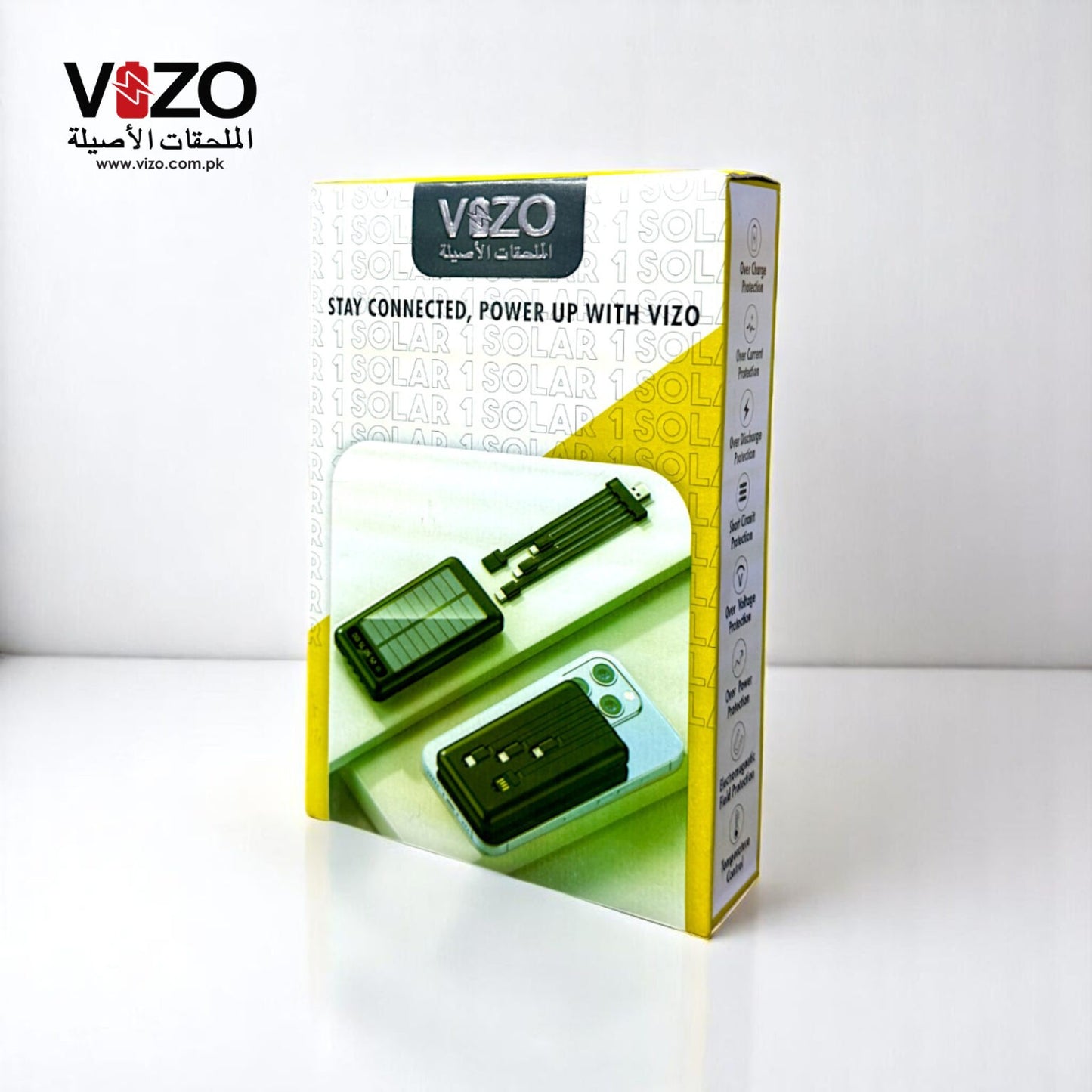 Vizo Solar 01 Power Bank | Best Quality Power Bank For Mobile