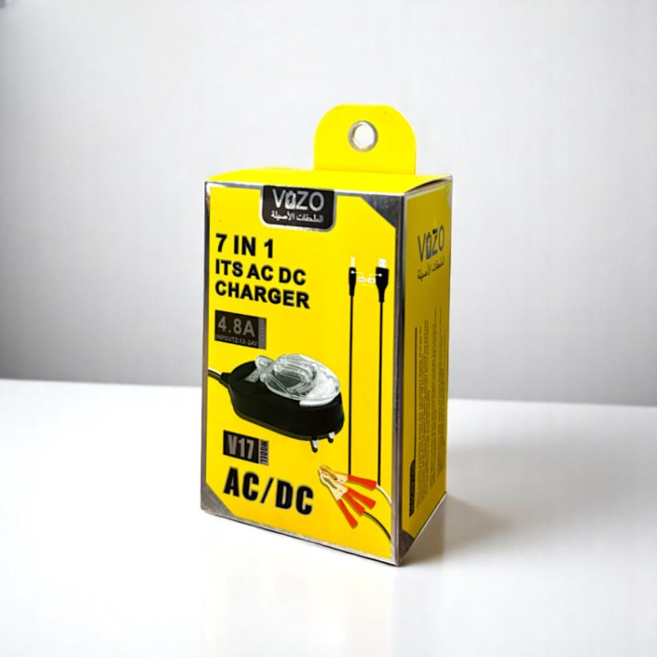 Vizo V17 - 7-in-1 Multi-Port Charger | Best Quality Charger For Android 