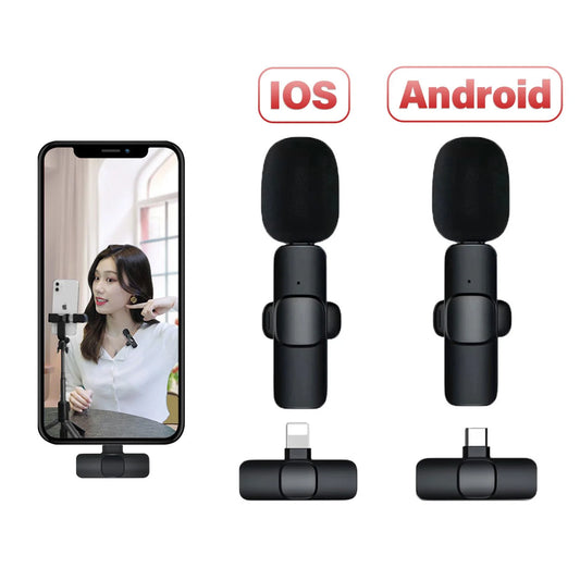 k11 Type-C Wireless Microphone K8 Collar Mic for Type C - Noise