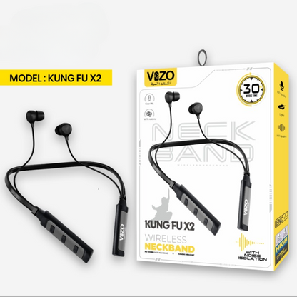 Vizo Kung Fu X2 Wireless Neckband - Best Quality Neckband - Wireless