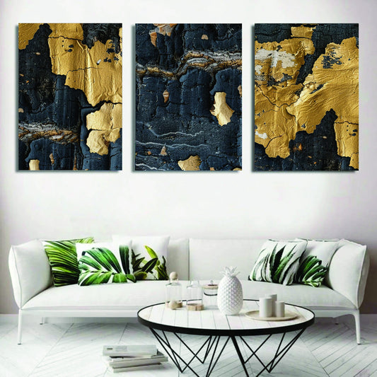 Set of 3 Wall Art Wooden Phototile Frames for Wall Decor
