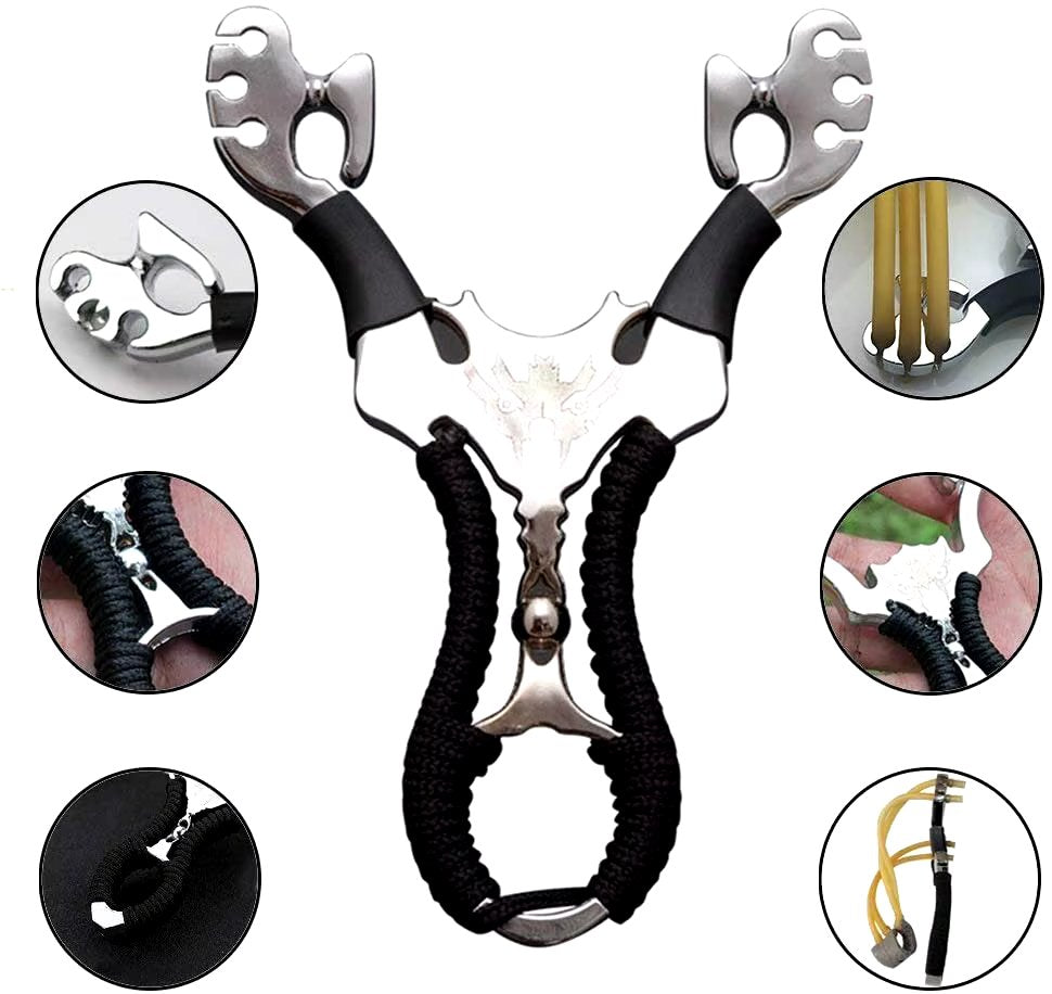 The Ultimate Slingshot Lot Imported Full Stainless Steel Body Laser Slingshot with