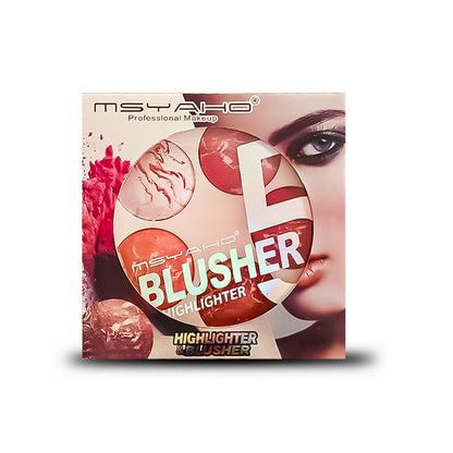 5-in-1 MSYAHO Professional Makeup Palette 3D Highlighter, Blusher, Contour, Bronzer &amp;