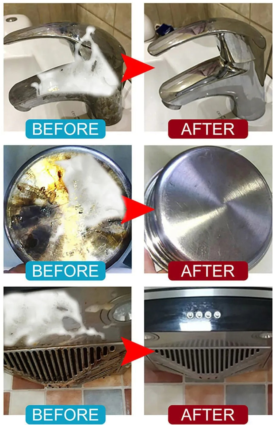 Kitchen Bubble Grease Cleaner 250ML | Dirt Grease dust cleaner for car,