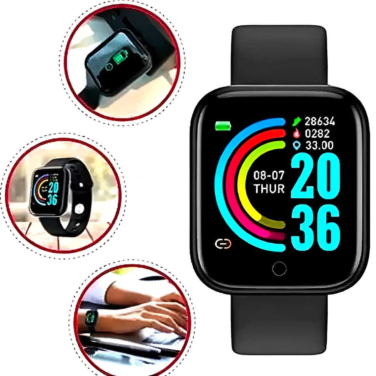 LH 726 - Smart Bluetooth Touch Screen watch for men &amp; Women