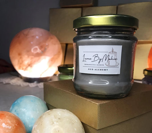 Oud Alchemy Candle | Every Flicker Tells a Tale Handmade Amber