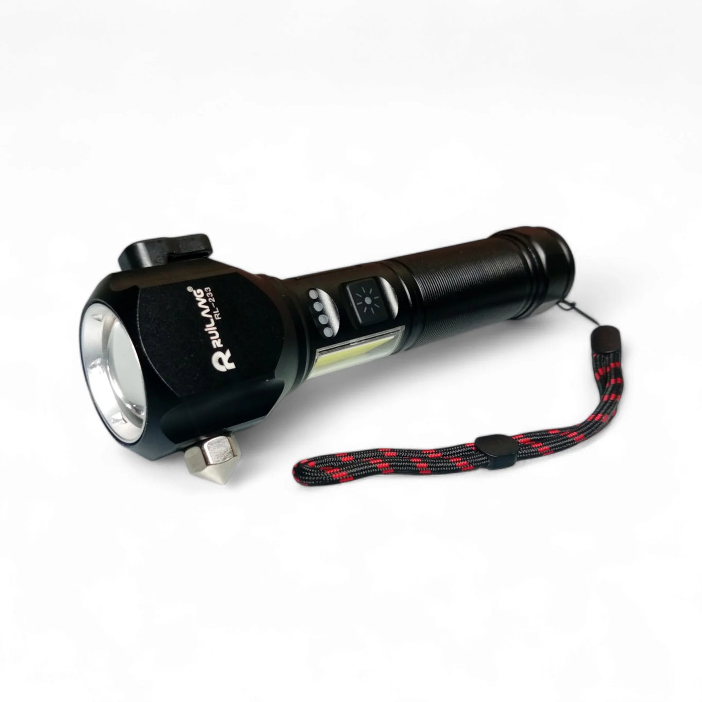 RL-2308 High-Power Rechargeable LED Flashlight Long Range, Durable &amp; Energy Efficient - CheckNpays