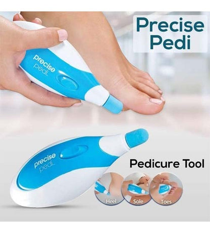 Precise Pedi - Electric Callus Remover Foot File, Cordless (Cell Operated)