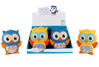 Multi-Functional Owl Piano Toy with Lights, Sounds, and Various Modes - A