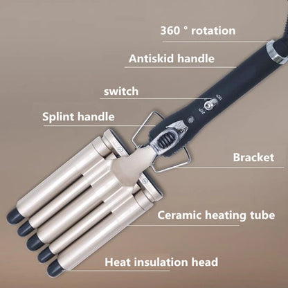 MO-6003 hair curler Professional Hair Straightener for Curly and Wavy Hair