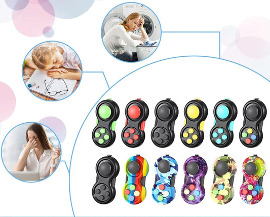 Fidget Pad Retro Classic Fidget Controller Handheld Fidget Game Controller Fun Fidget