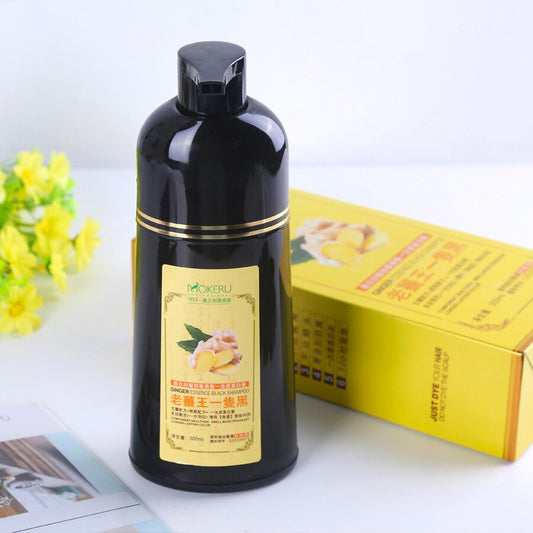 MOKERU Ginger Hair Shampoo for 5-Minute Natural Dye &amp; Healthier, Longer-Lasting Color