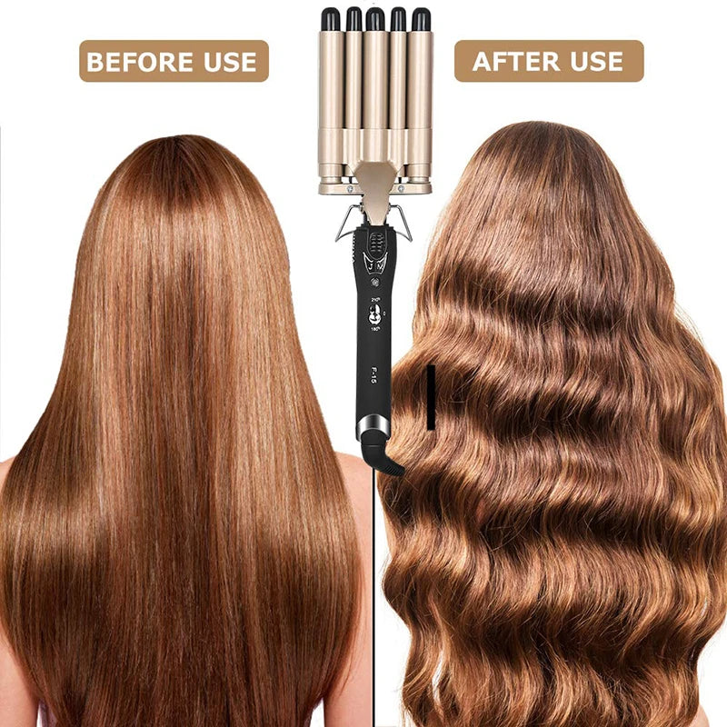 MO-6003 hair curler Professional Hair Straightener for Curly and Wavy Hair