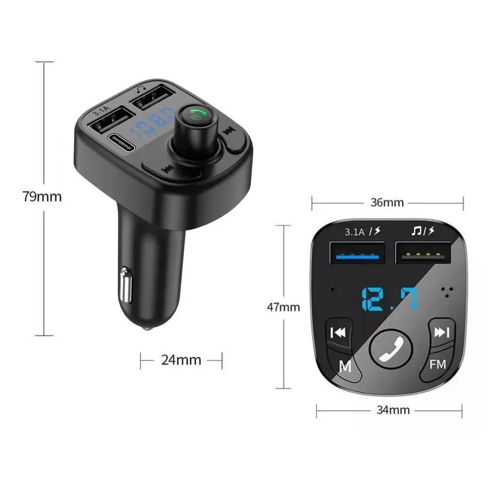 C1 - Car Mp3 Player | Car Wireless FM Transmitter | Car