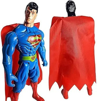3-Piece Superhero Action Figure Set Superman, Spiderman &amp; Batman Collectible Toy