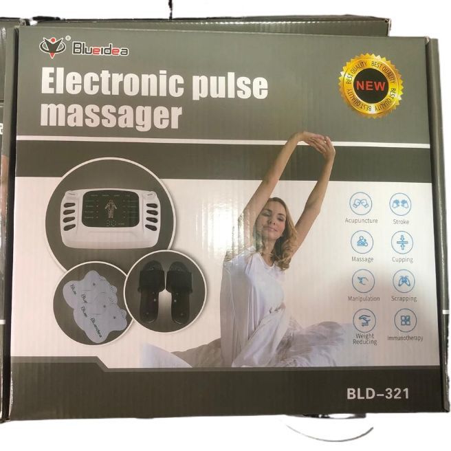 Electronic Pulse Massager Therapy Machine Full Body Pain Relief Device with