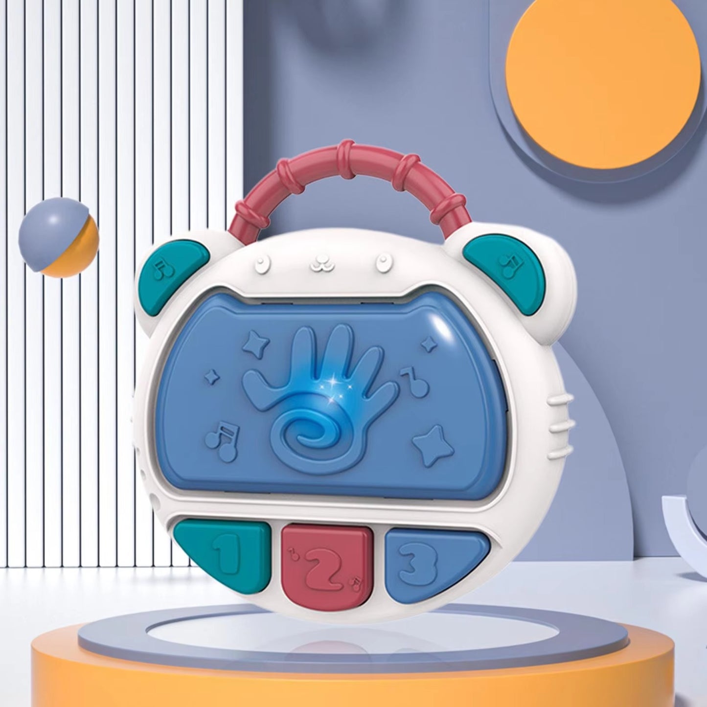 Flash Drum Toy for Kids - Early Education Drums Piano Musical Instrument