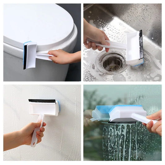 Foam Wiper for window| Glass Cleaning Brush / Squeegee Rubber Window Wiper