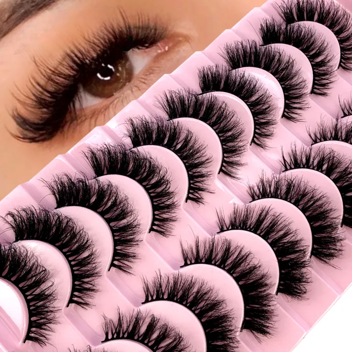 M38 3D False Eyelashes Fake Eyelashes Dramatic Messy Mink for girls &amp;