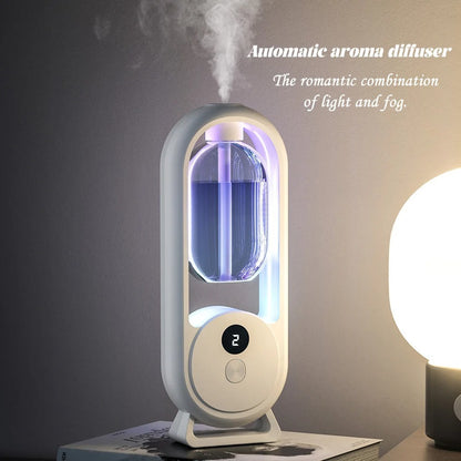 Rechargeable 5-Mode Aromatic Diffuser Timed Essential Oil Air Freshener for Bedroom,