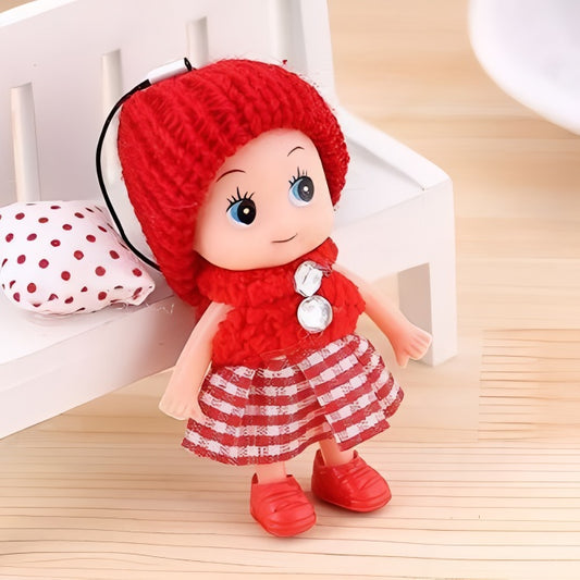 Small Size Doll Key chain For Girls Key Ring Key Holder Key