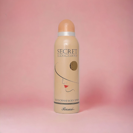 Rasasi Secret Pour Femme Deodorant Body Spray - 200ml | Best Quality