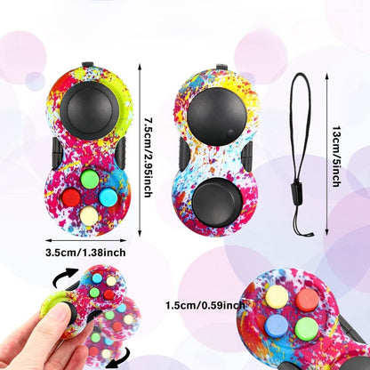 Fidget Pad Retro Classic Fidget Controller Handheld Fidget Game Controller Fun Fidget