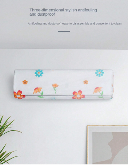 Air Conditioner Dust Cover Wall Mounted Indoor Hanging Dustproof Protective Cover (Random