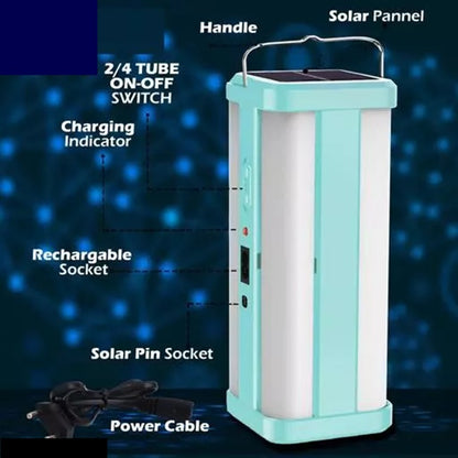 SOLAR RECHARGEABLE LANTERN Light BEST EMERGENCY Flash LIGHT FOR HOME &amp; OUTDOOR