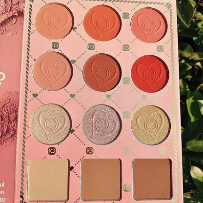 Mocallure 4 In 1 Eyeshadow Palette Book/ Eyeshadow Palette Blush