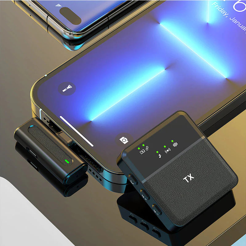 SX8 Type-C Single Lavalier Wireless Microphone for Interview and Vlog | Type-c