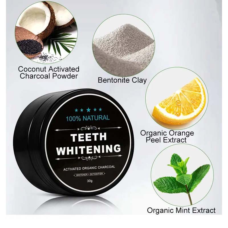 Teeth Whitening Charcoal Powder (Organic) Charcoal (30G)