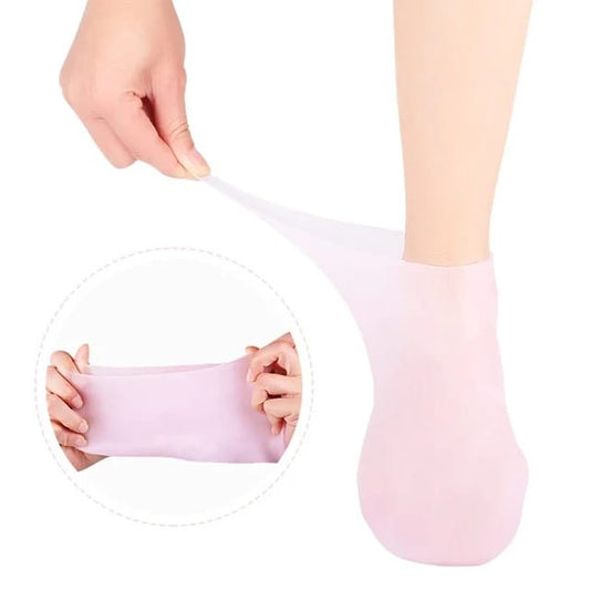 01 Pair - Silicone Foot Care Socks Anti Cracking Moisturizing Gel Socks