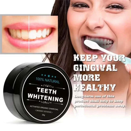 Teeth Whitening Charcoal Powder (Organic) Charcoal (30G)