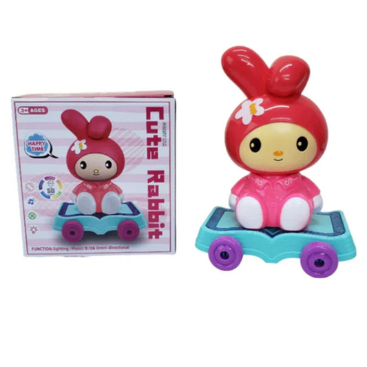 Cute Rabbit Slide Toy With Lights | Cute Rabbit Slide Toy With