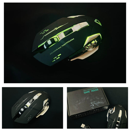 Wireless &amp; Rechargeable Gaming Mouse LED Light Mouse | Ultimate Gaming Wireless