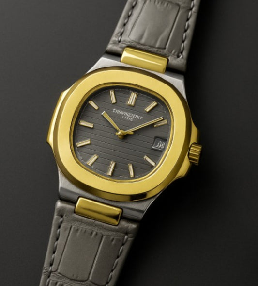 Patek Philippe Nautilus 8044 Grey Gold Tone | 3ATM Water Resistant