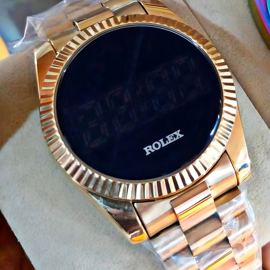 Rolex style Digital Watches Fashion Stainless Steel watch | Digital Watch (With