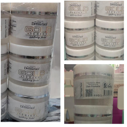Derma Face Gold Series Whitening Facial 6 steps Whitening And Glowing Facial