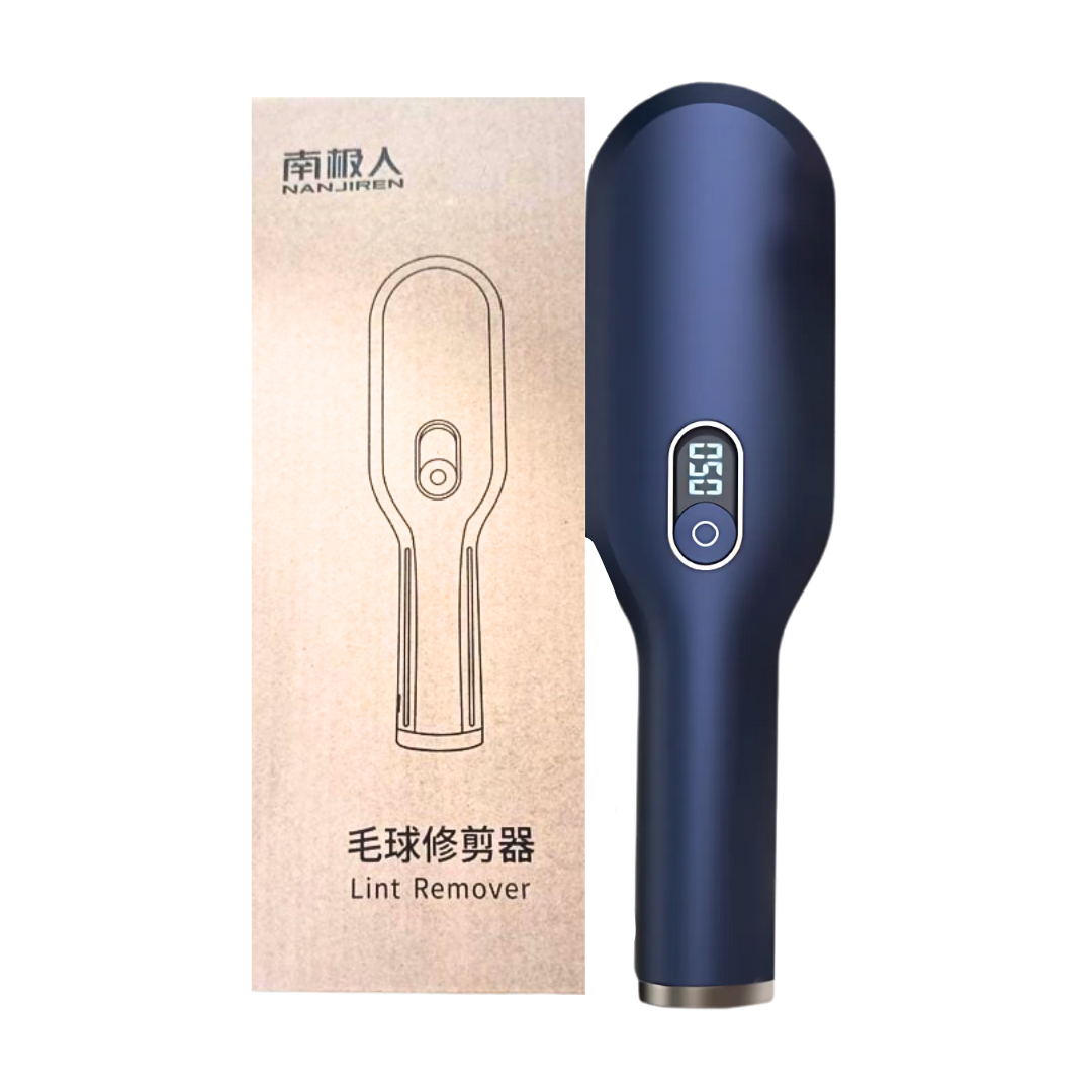 Electric Fabric Lint Shaver Fuzz Remover, LCD Display (Random color)