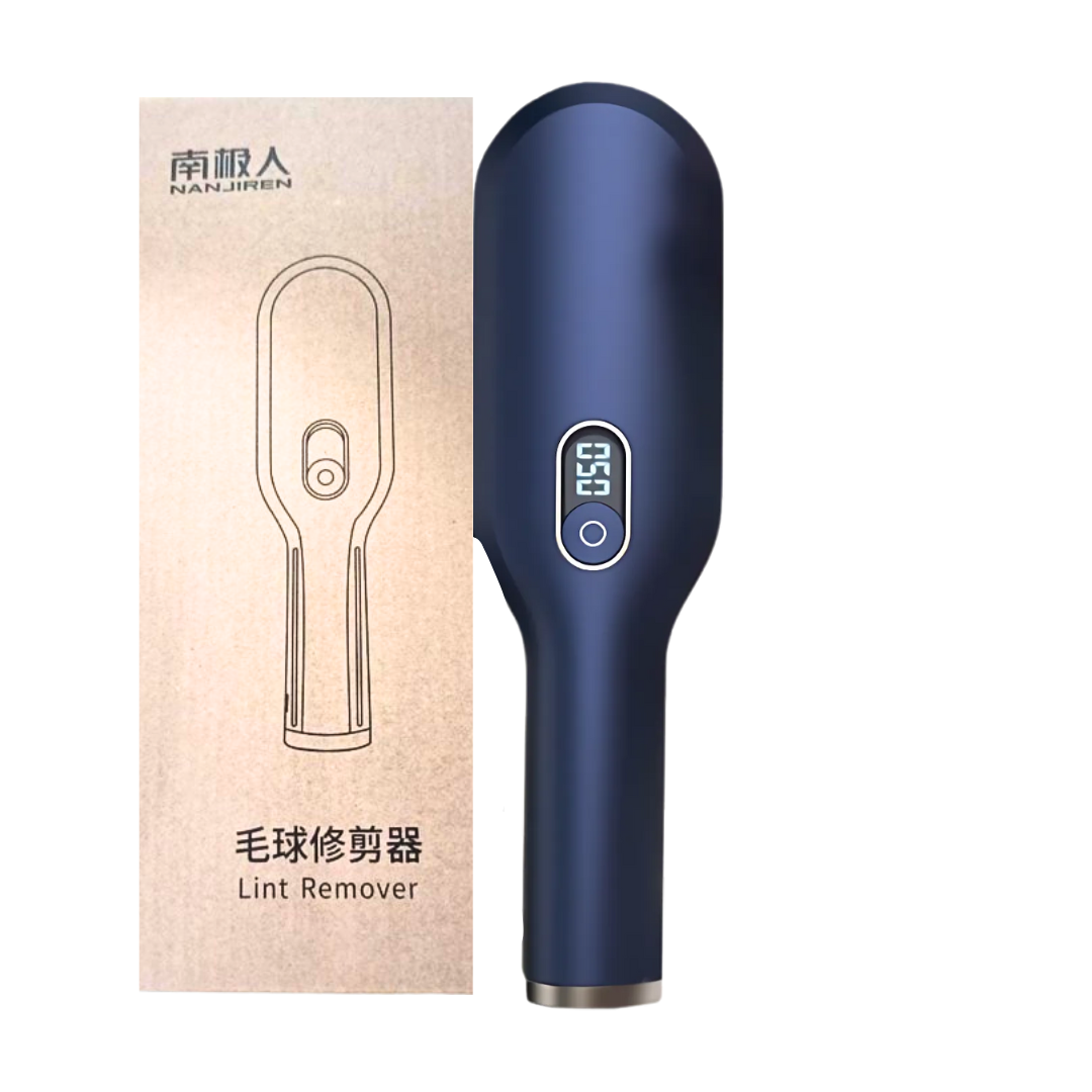 Electric Fabric Lint Shaver Fuzz Remover, LCD Display (Random color)