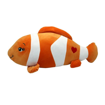 Cute Clown Fish Soft Stuffed Plush 65cm Large Cartoon-Inspired Plush Toy