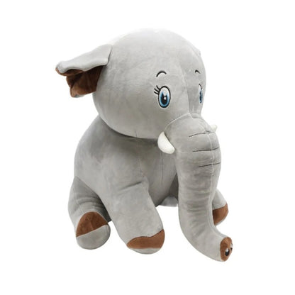 Adorable Sitting Baby Elephant Stuffed Toy 30cm Soft Plush Animal Doll